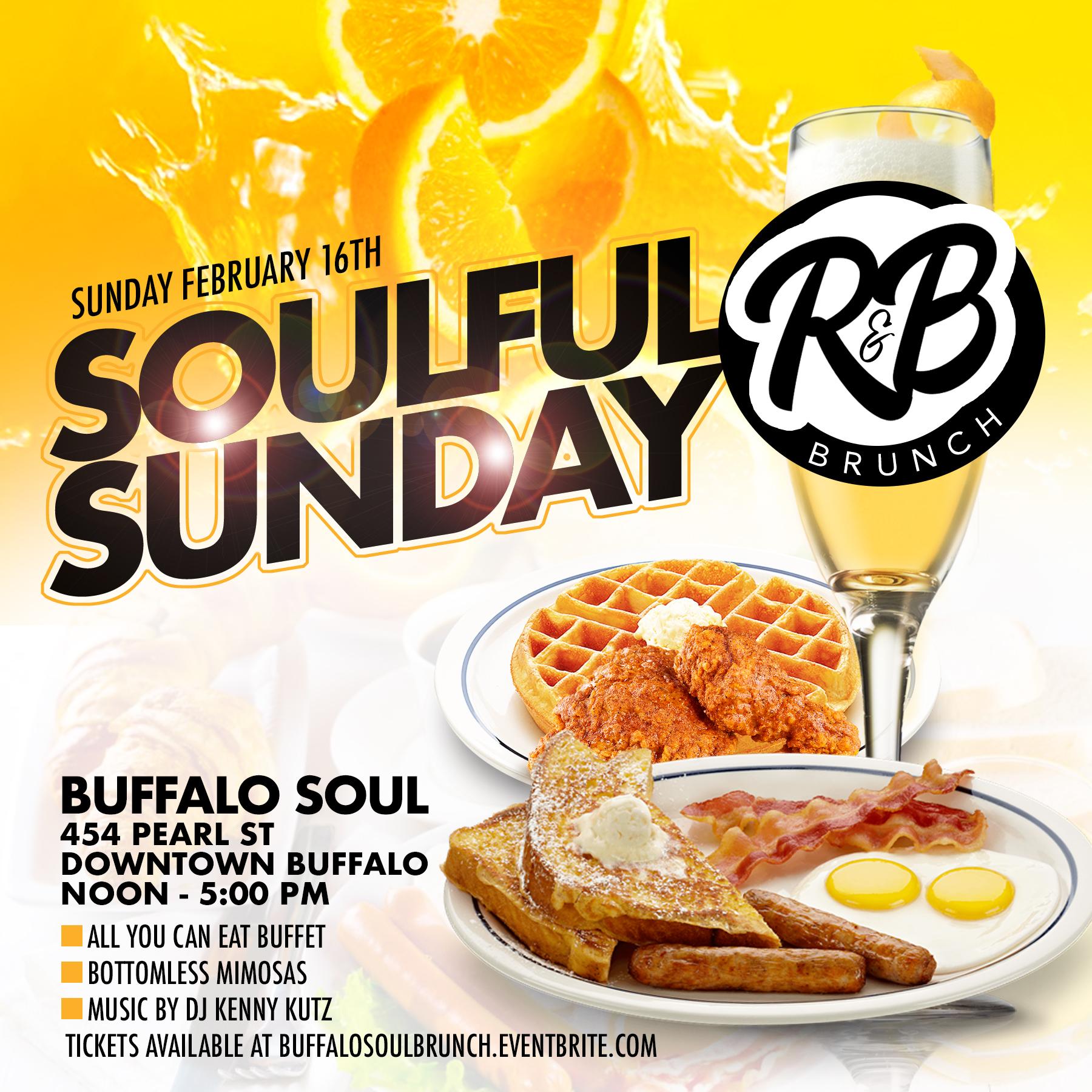 Soulful Sunday R&B Brunch - 16 FEB 2020