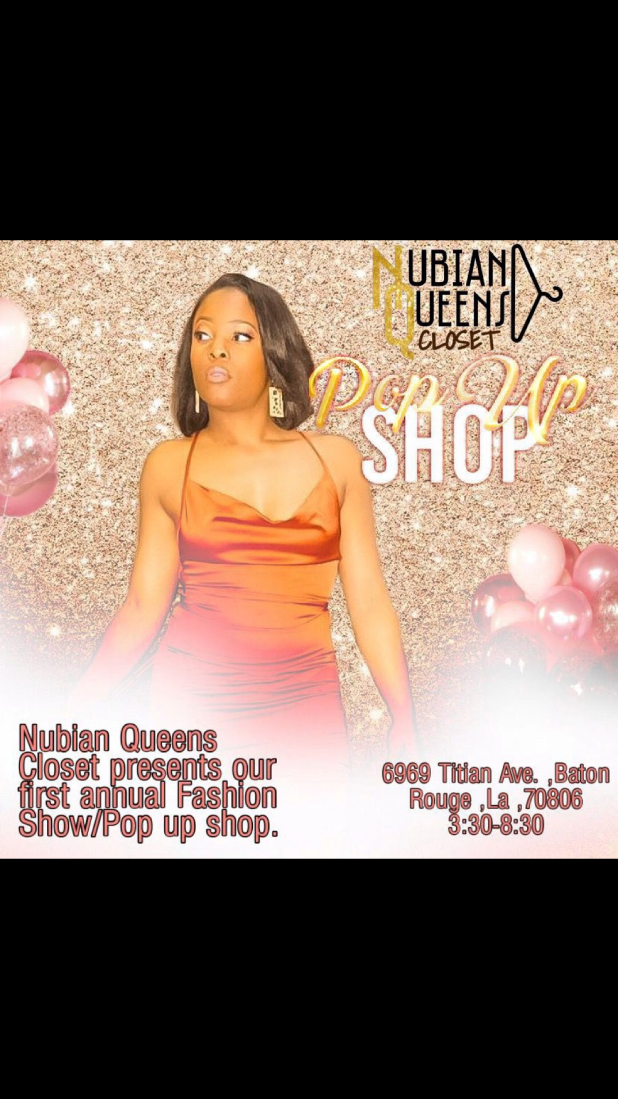 Nubian Queens Closet First Annual Fashion Show/Pop Up Shop