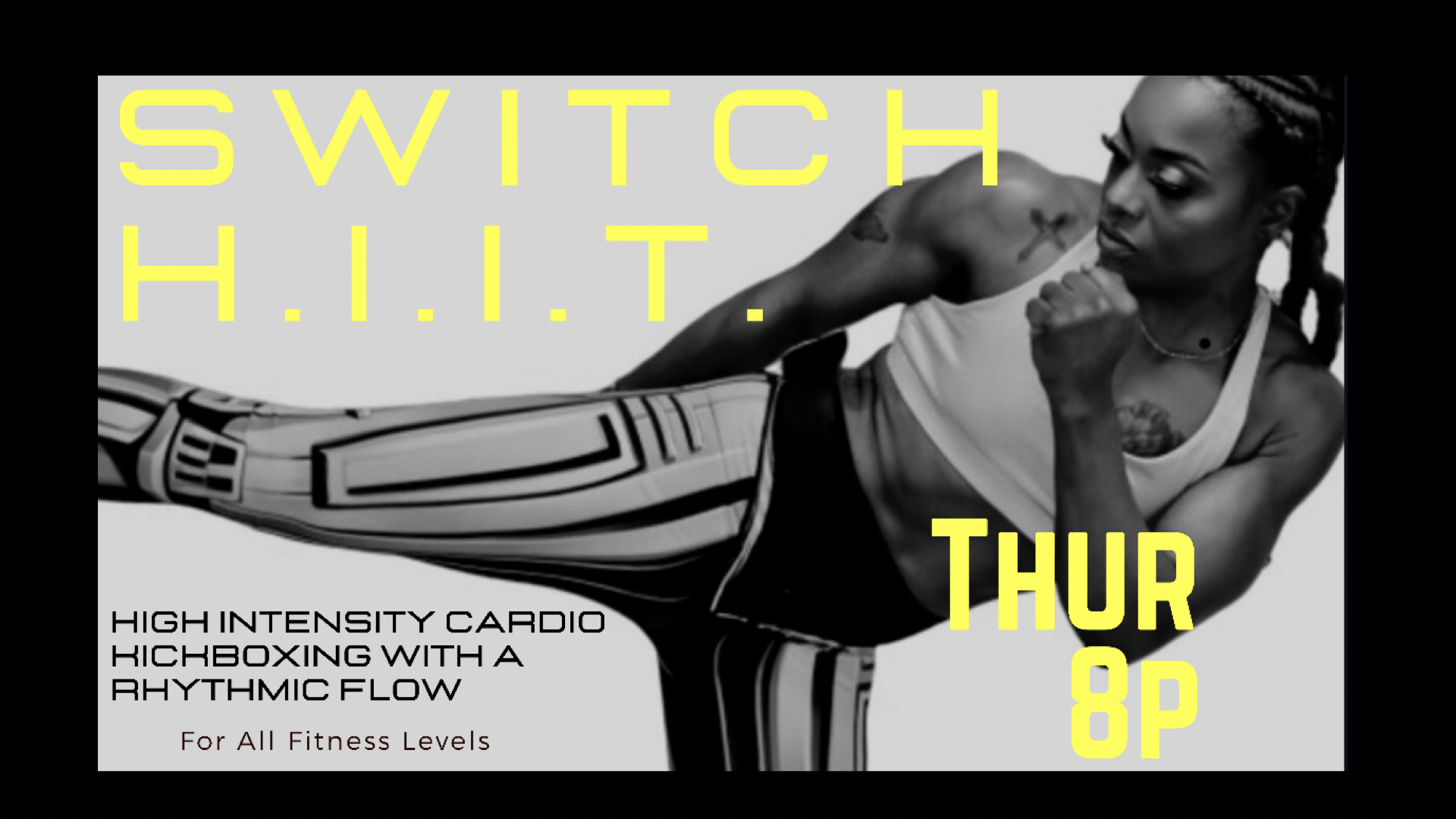 SWITCH H.I.I.T. - High Intensity Cardio Kickboxing with a Rhythmic Flow 