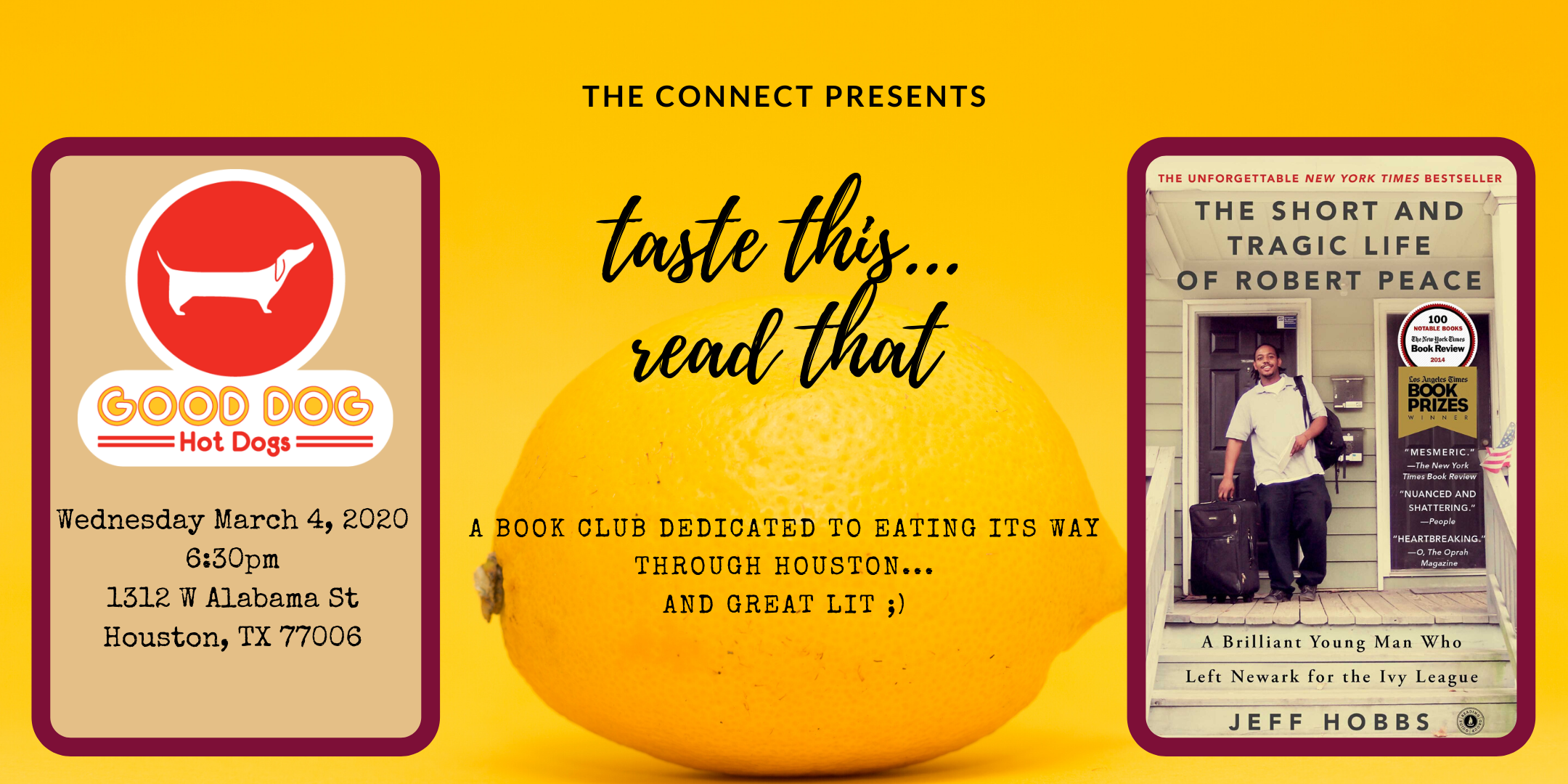 The Connect Presents: Taste This... Read That