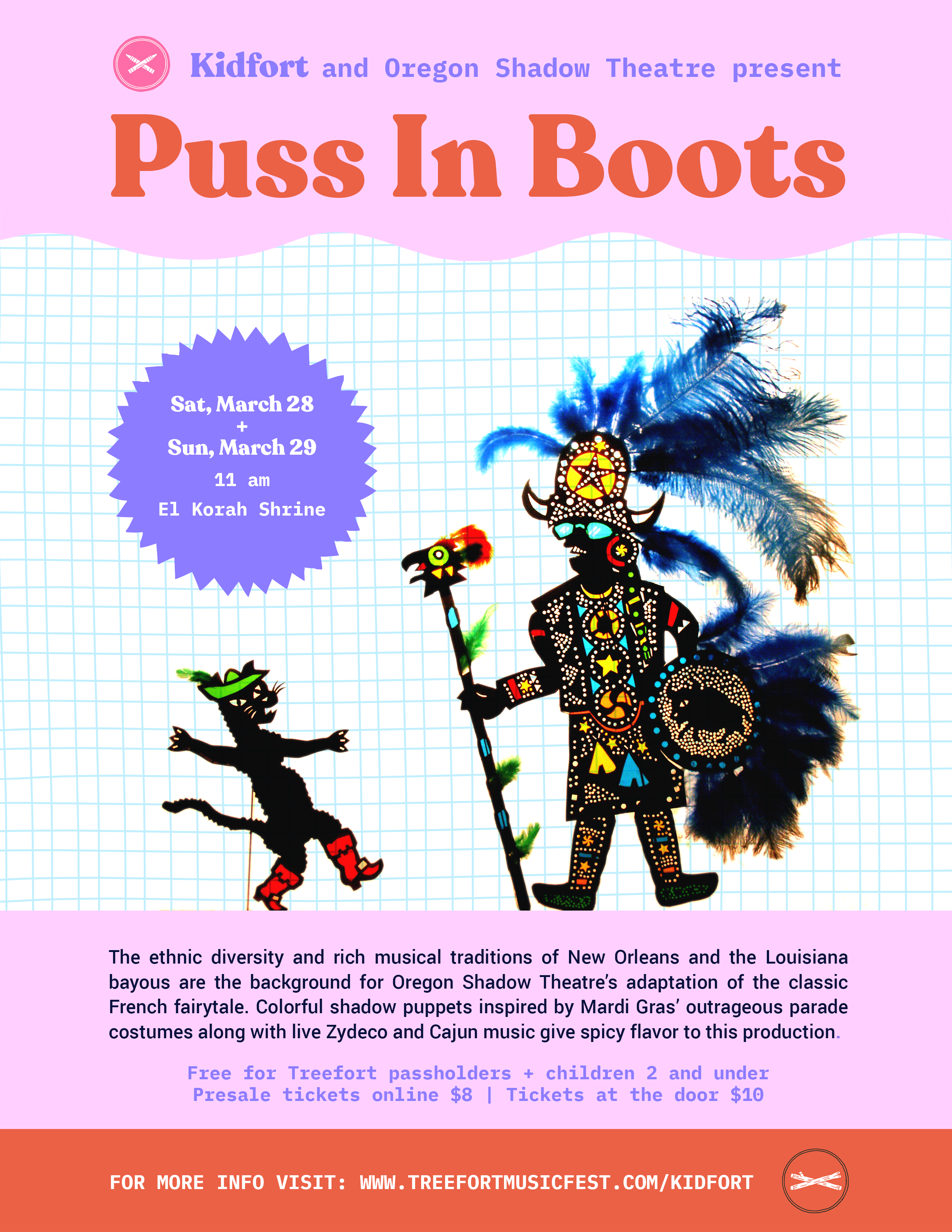 KIDFORT & Oregon Shadow Theater present PUSS IN BOOTS 