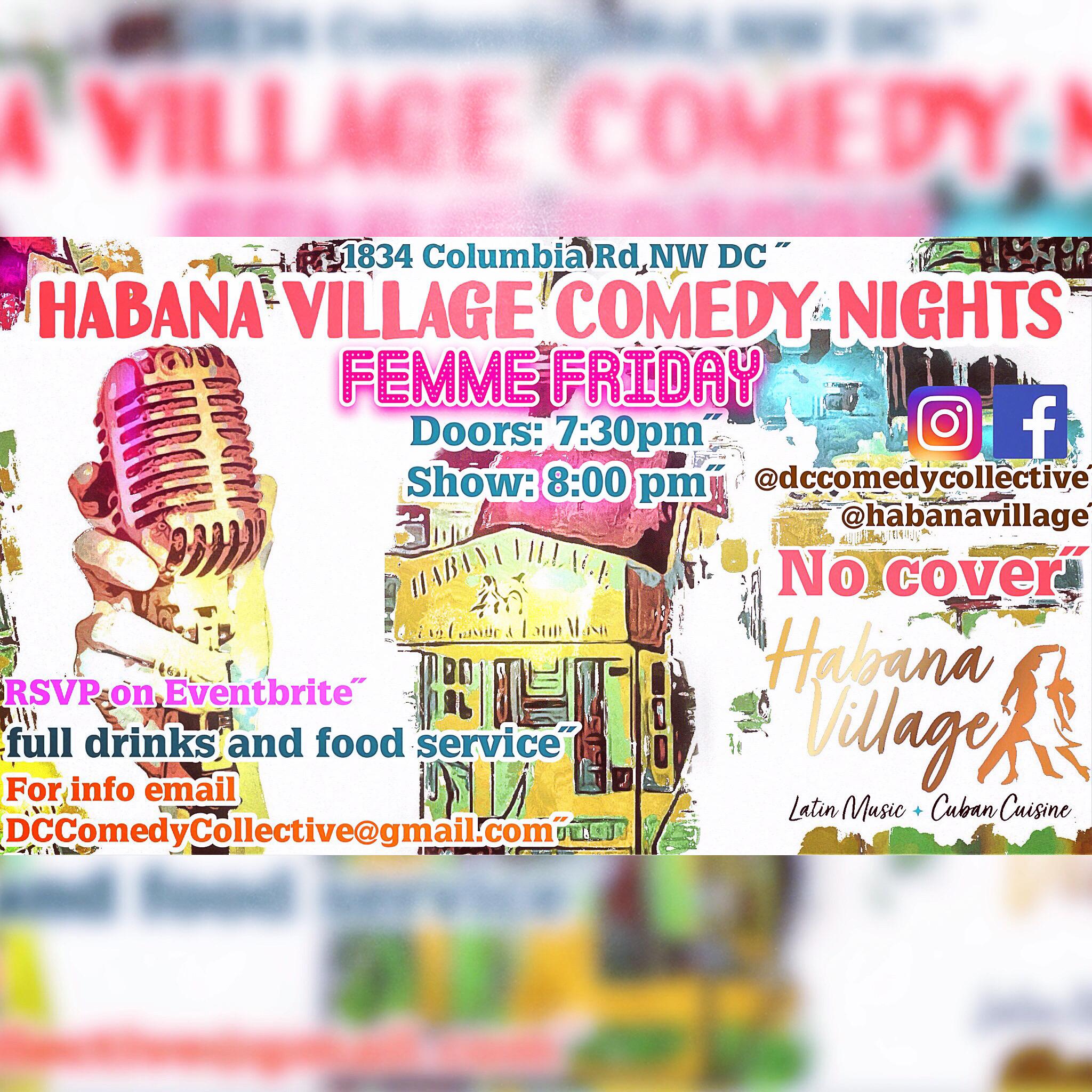 Habana Village Comedy Nights - Femme Friday