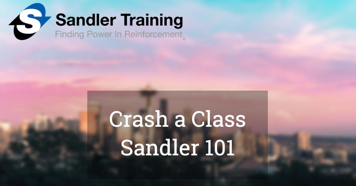 Crash a Class - Sandler Training