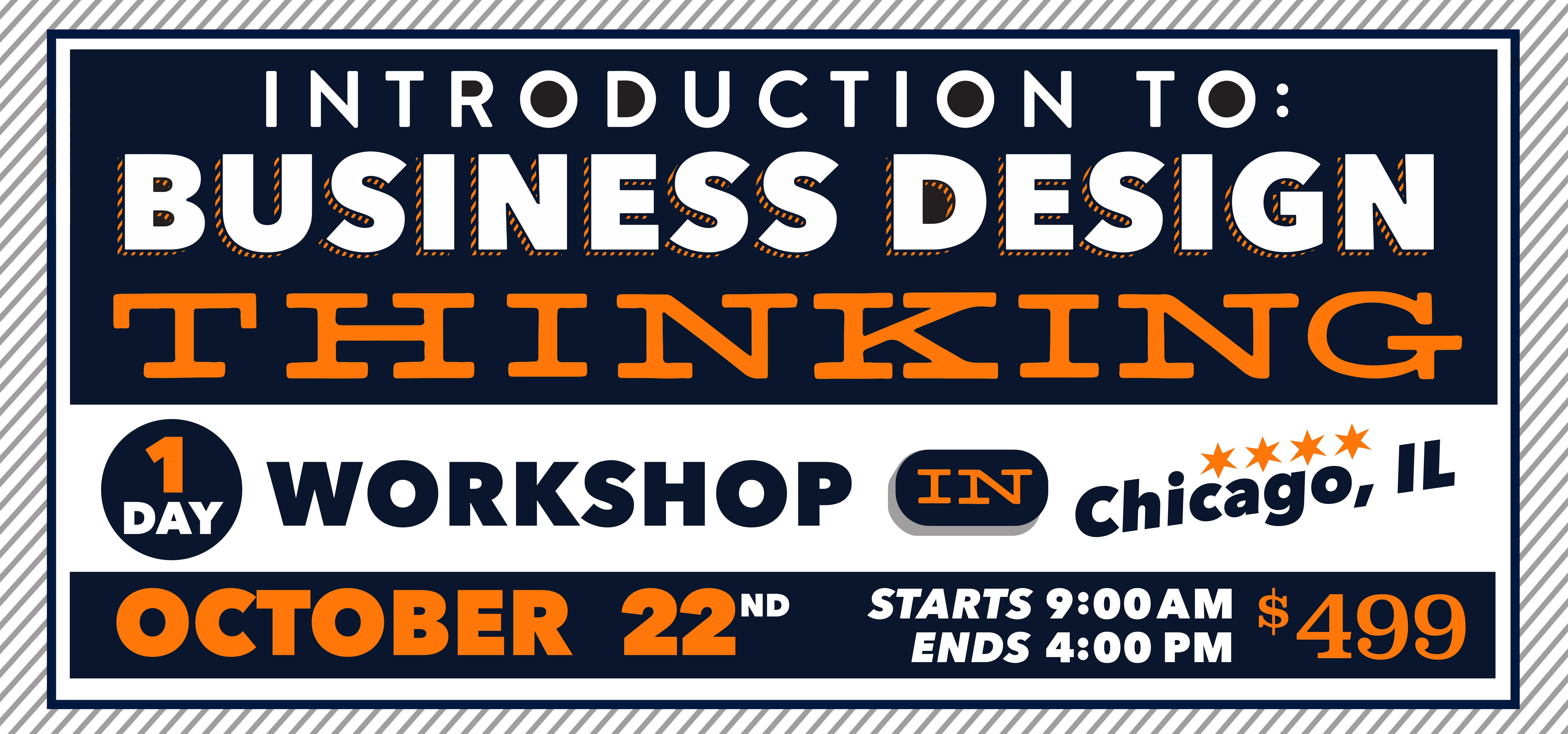 Intro to Business Design Thinking, 1-day, Oct 2020