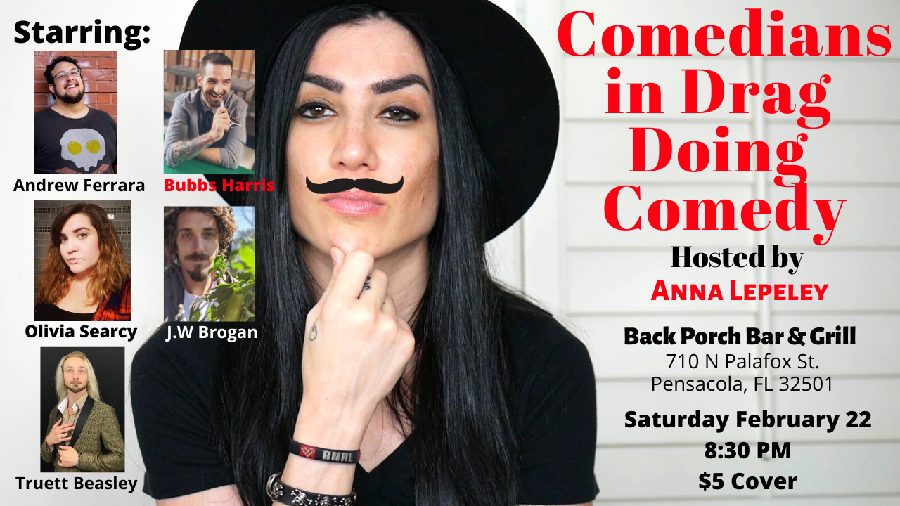 Rated R Comedy presents Comedians in Drag doing Comedy with Anna Lepeley