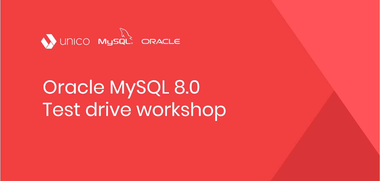 Oracle MySQL 8.0 Test Drive Workshop