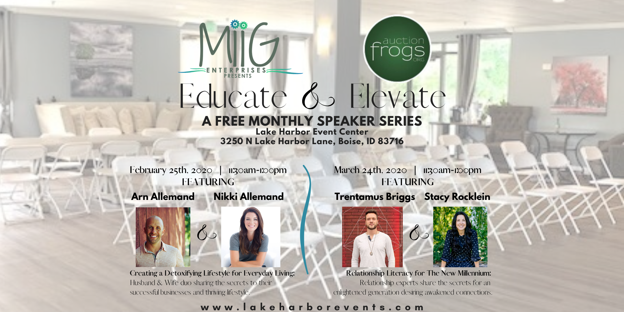 Educate and Elevate: A Monthly Speaker Series