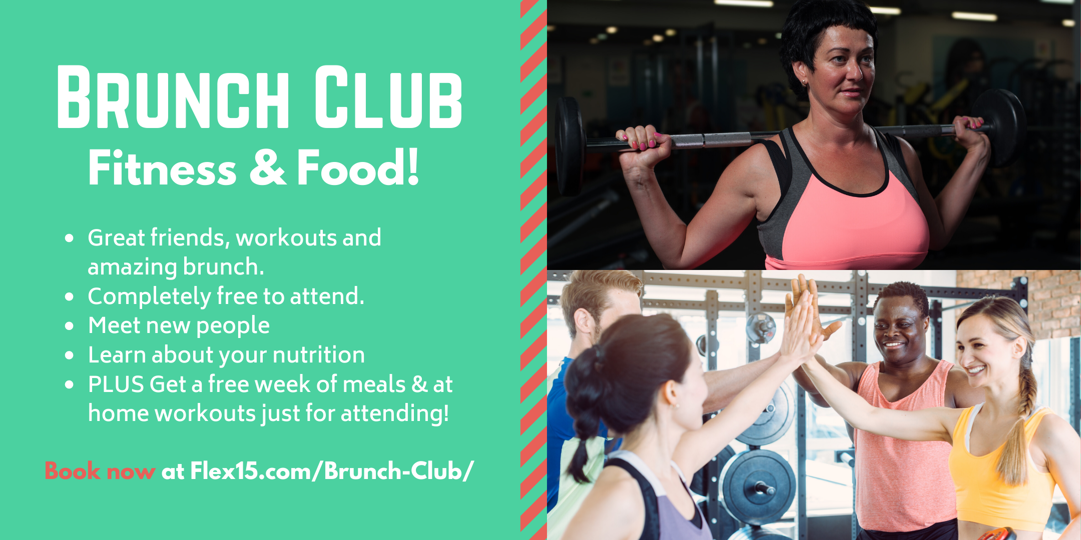 Brunch Club at Flex 15 Fitness & Nutrition - Fitness & Food!