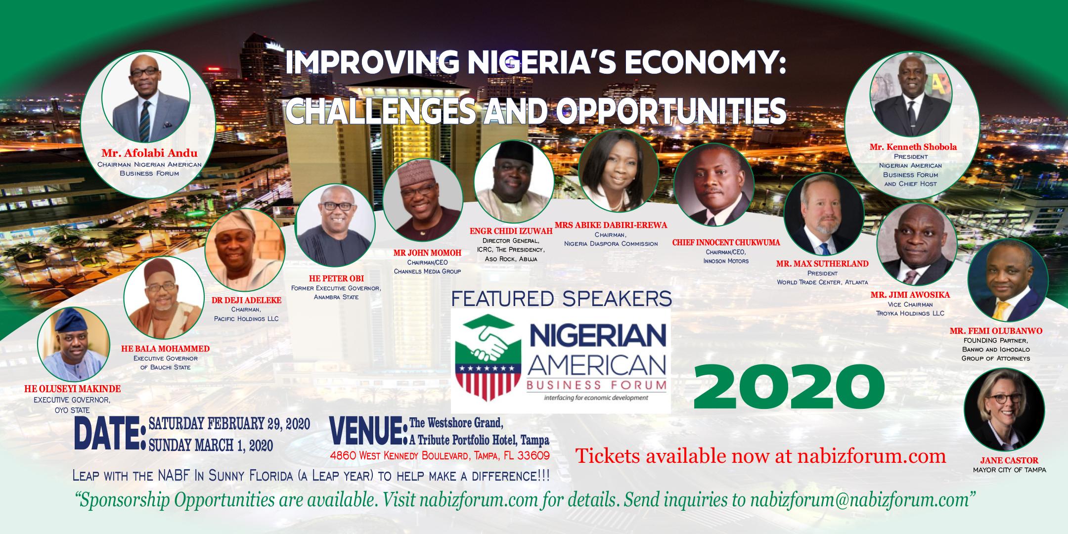 The 2020 Nigerian American Business Forum (NABF) Annual Conference