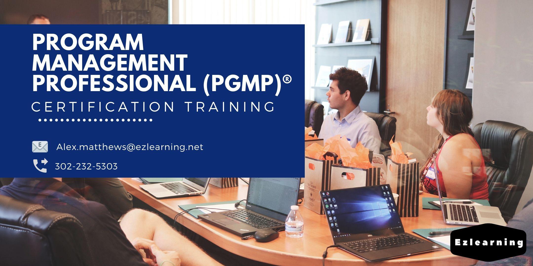 PgMP Certification Training in Grand Forks, ND