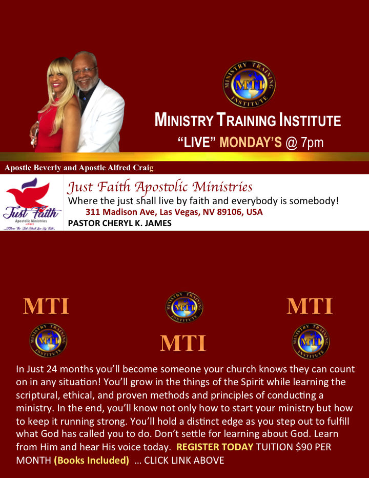 MTI MINISTRY TRAINING INSTITUTE