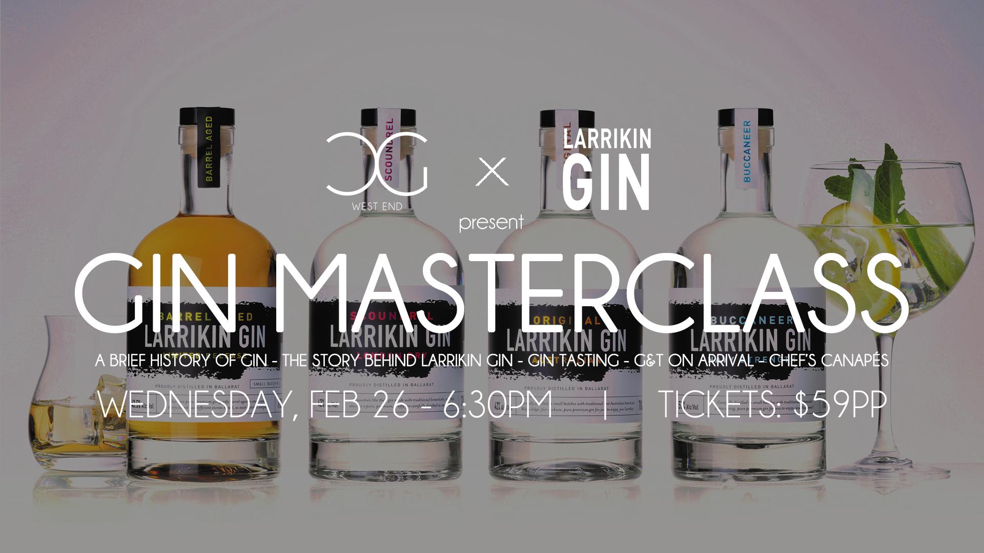 Gin Masterclass - presented by Kilderkin Distillery