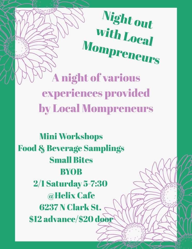 Experience Local Mompreneurs Night Out @Helix Cafe