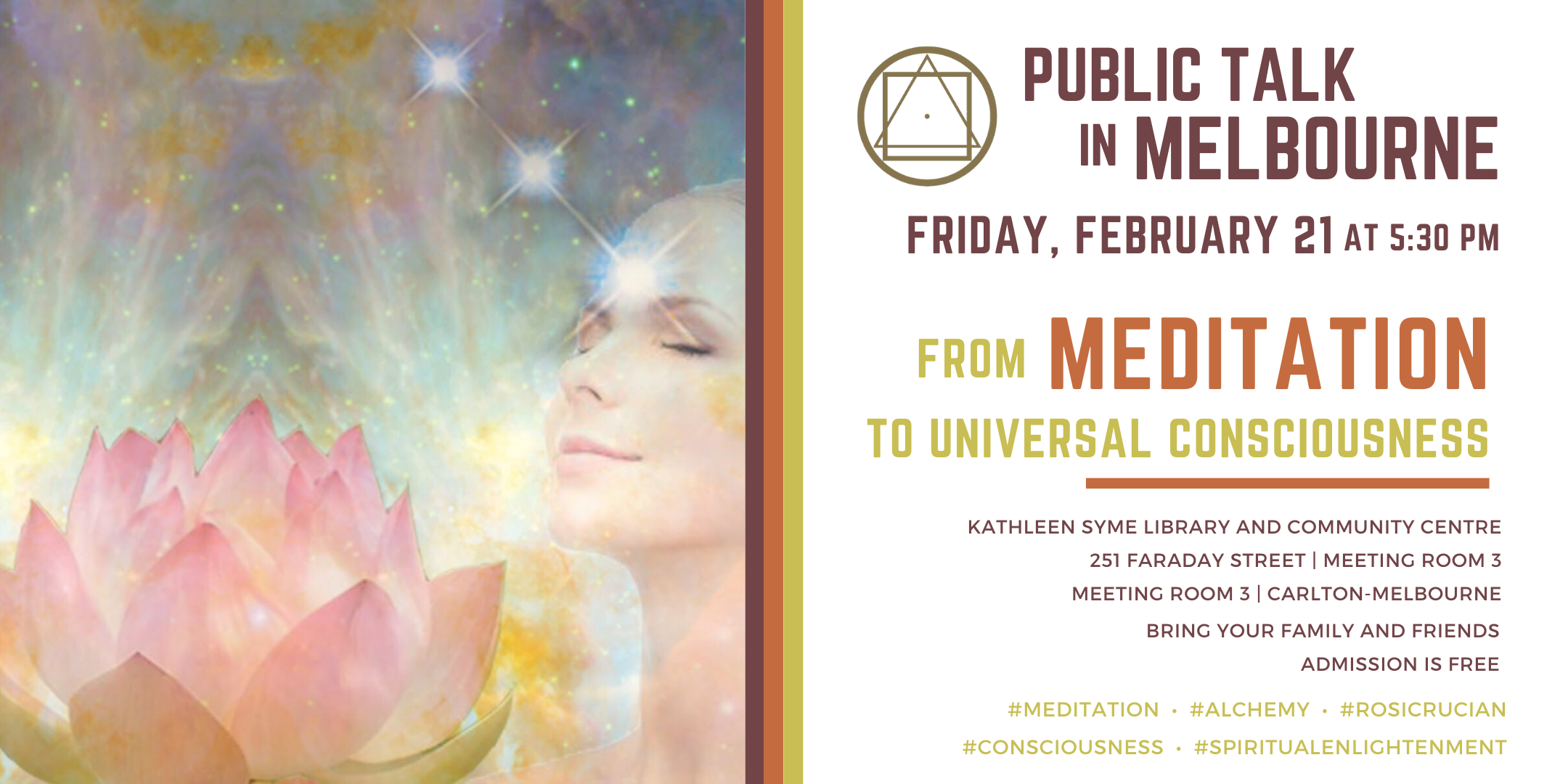 Public Talk in Melbourne - From Meditation to Universal Consciousness