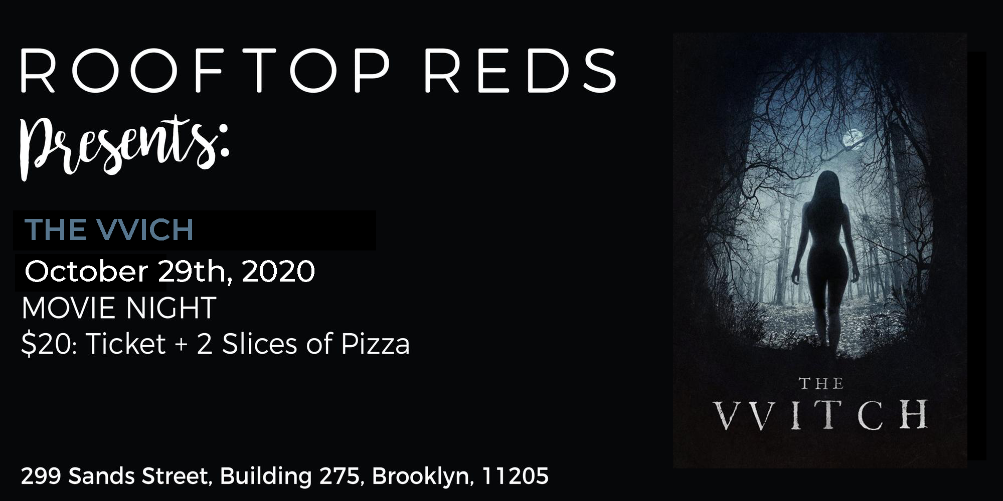 Rooftop Reds Presents: The VVItch