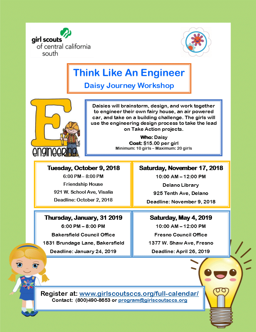 Think Like An Engineer - Daisy Journey Workshop - Bakersfield