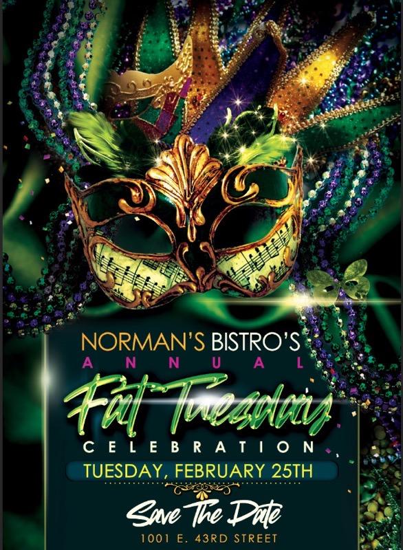 Norman's Bistro Fat Tuesday