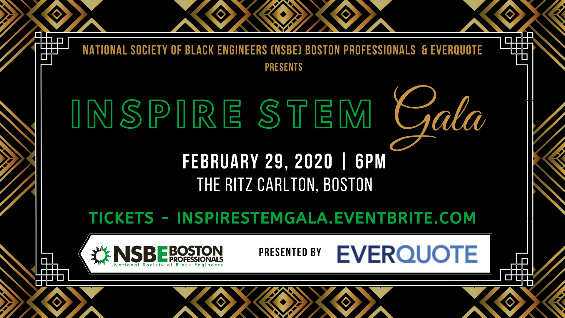 INSPIRE STEM Gala presented by NSBE Boston & EverQuote
