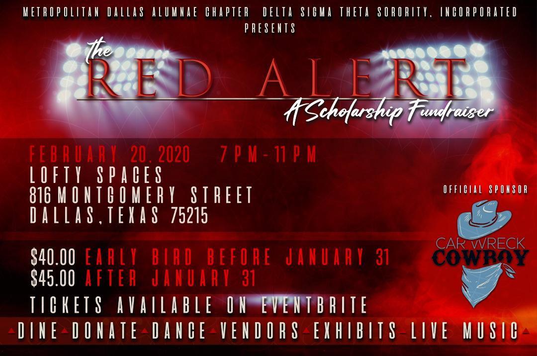 Red Alert - Scholarship Fundraiser