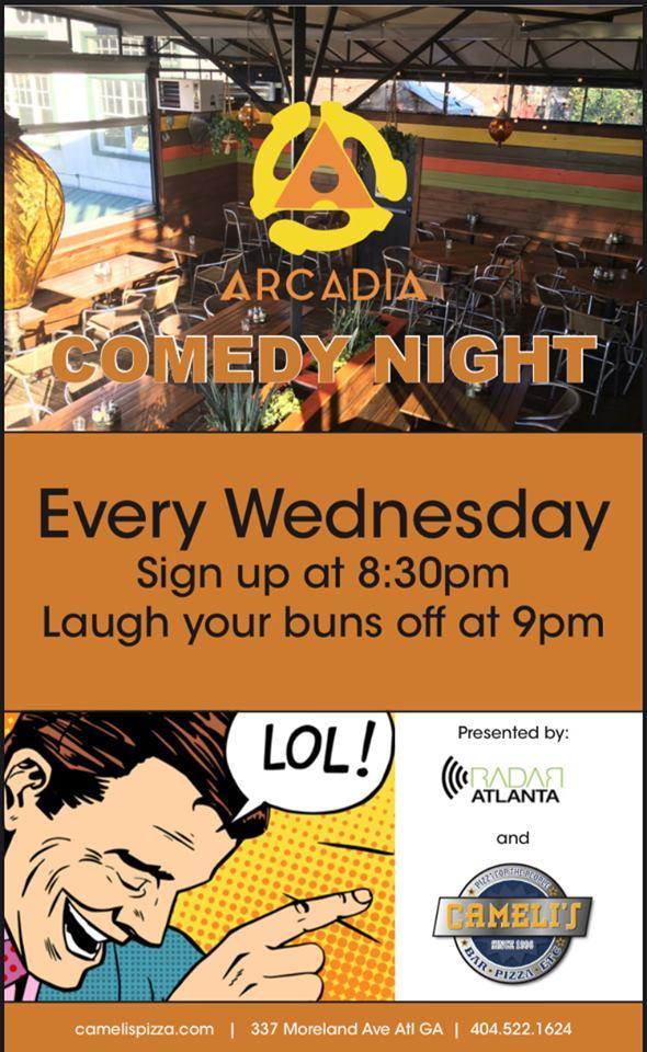 Arcadia Comedy at Cameli's