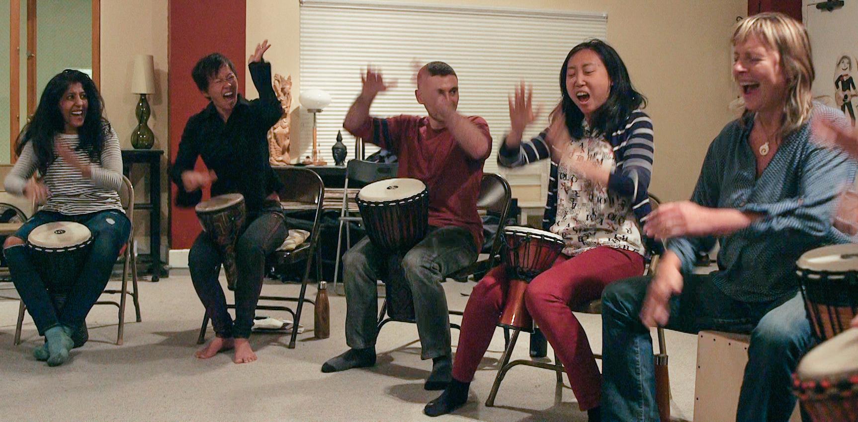 Berkeley Free Your Voice while Drumming 10-wk class