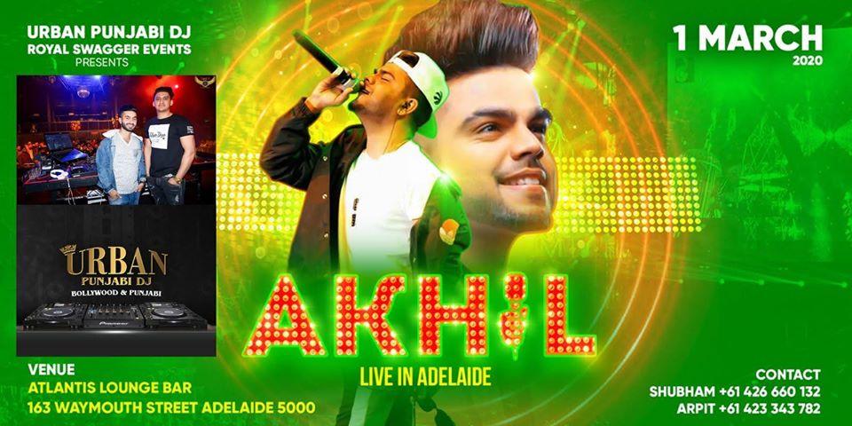 Akhil Live in Adelaide with Urban Punjabi Dj