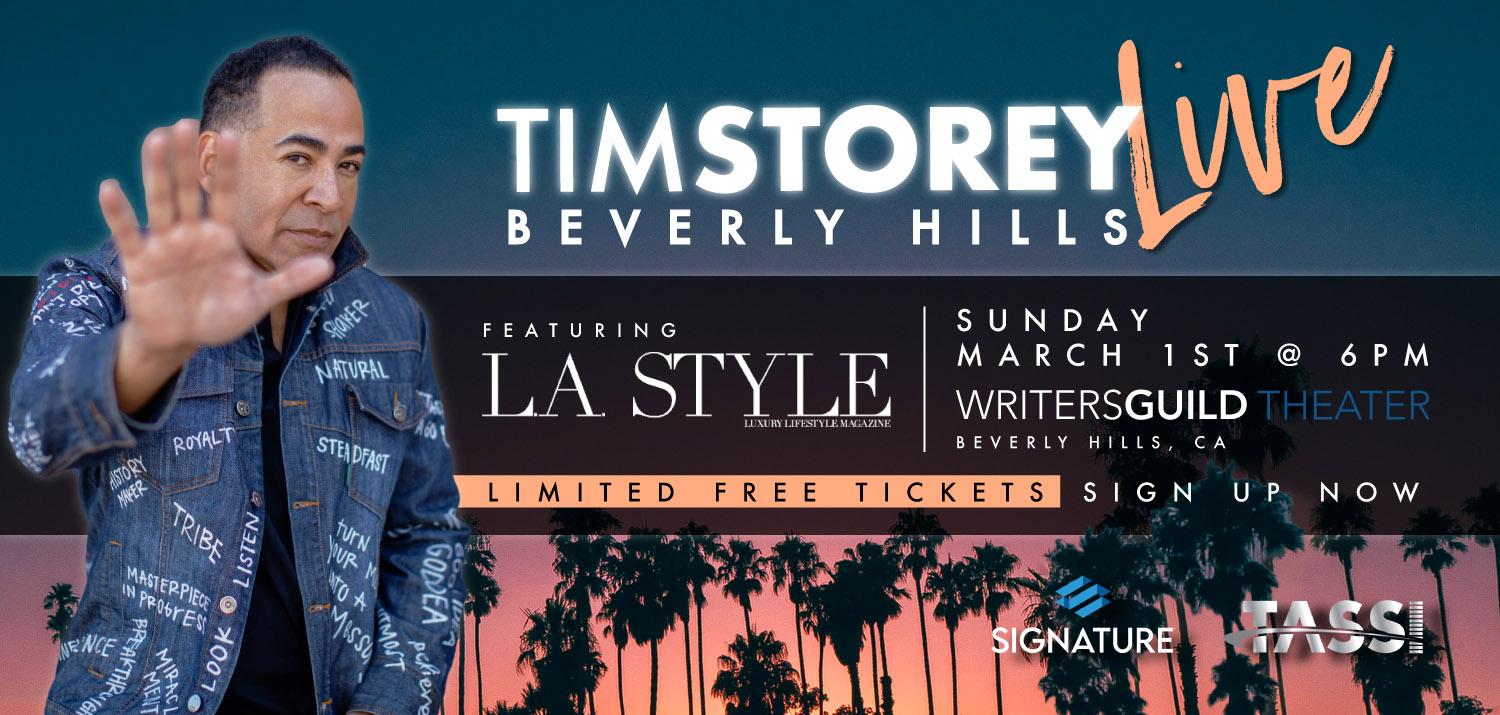 Tim Storey LIVE • Beverly Hills, CA