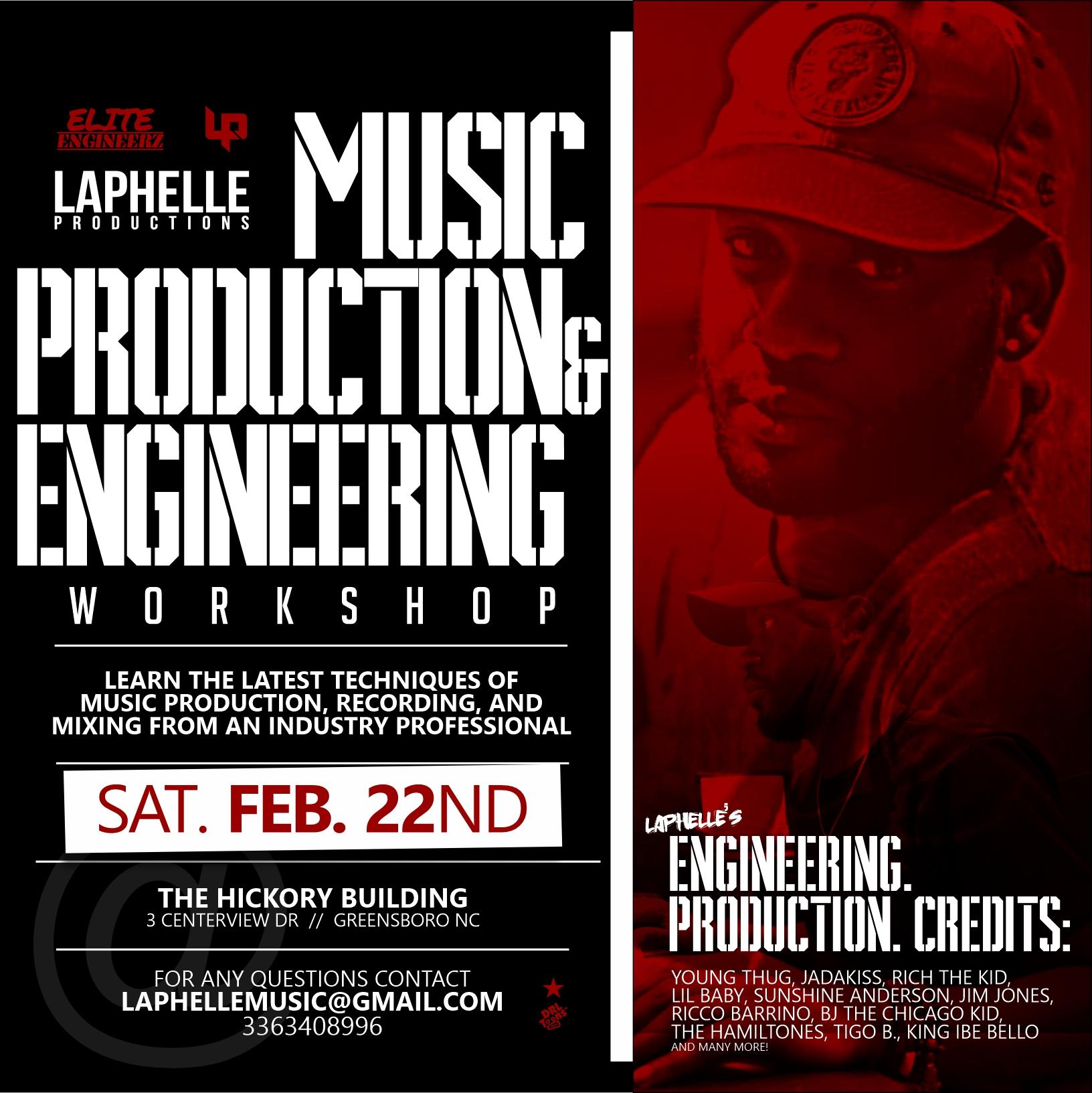 Laphelle's Music Production and Engineering Workshop