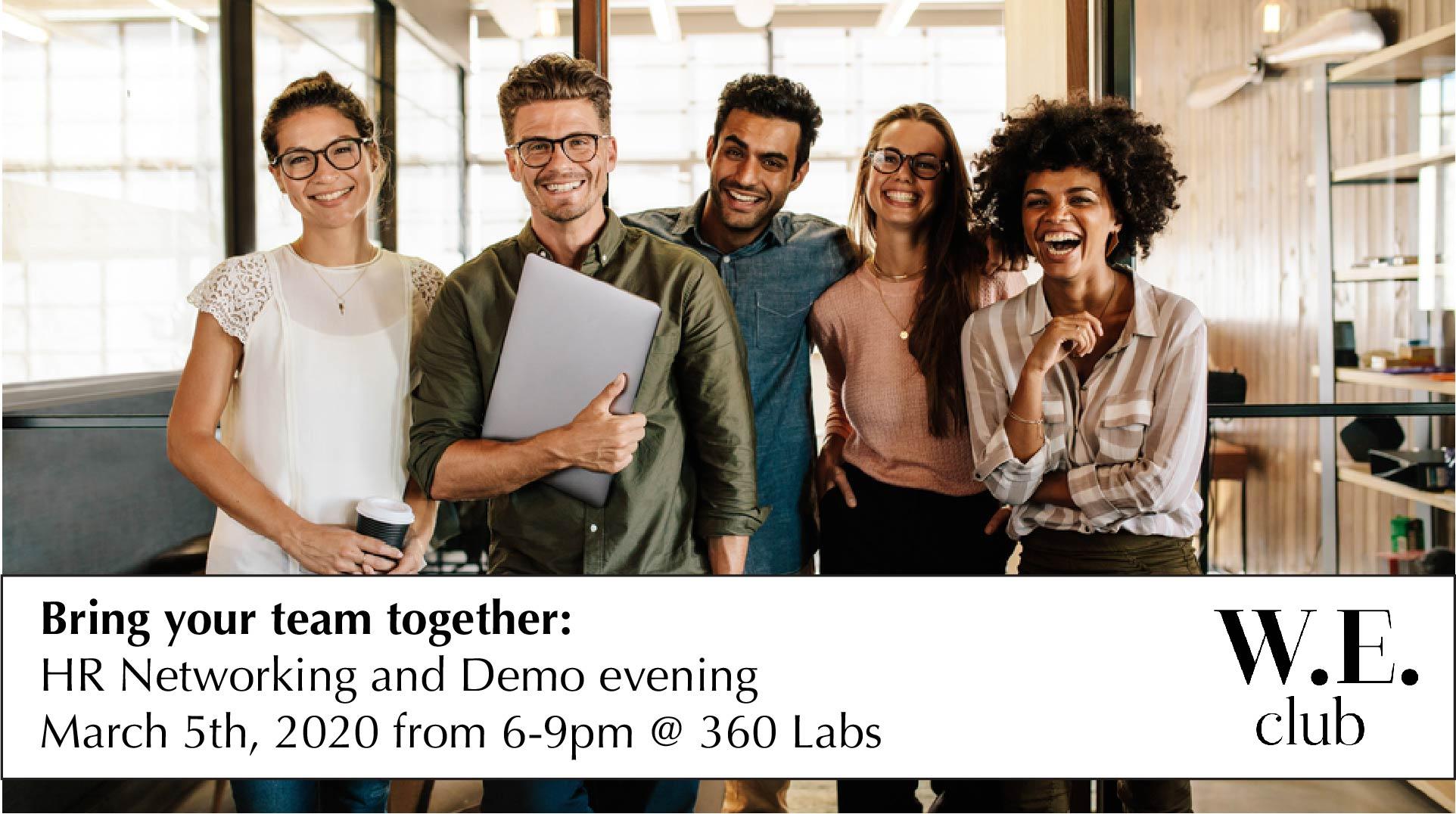 Bring your team together: HR networking and Demo evening with W.E. Club