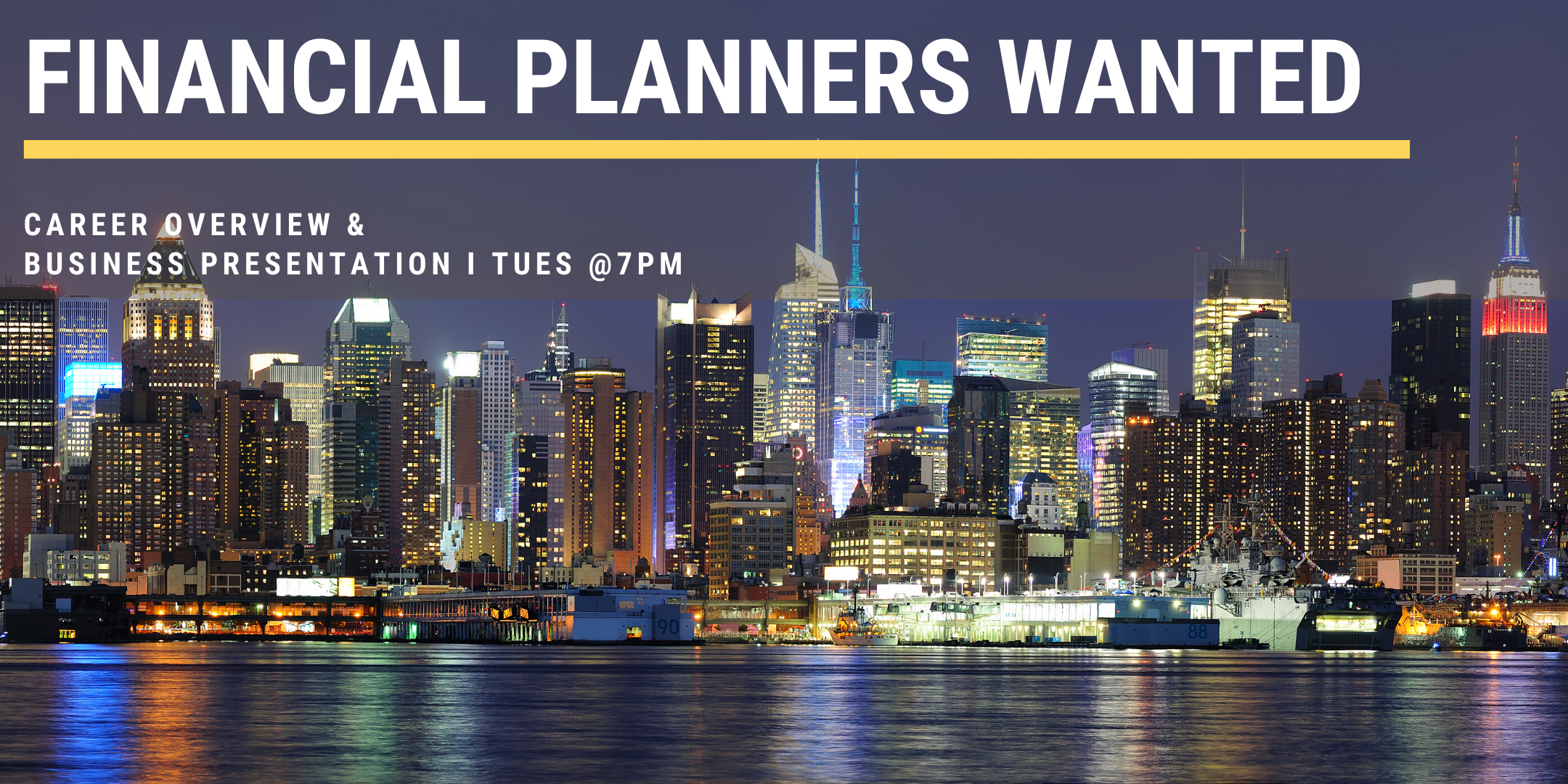 Financial Planners Wanted - Business Presentation Meeting (New York, NY)