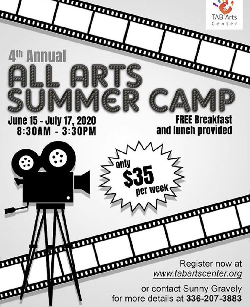 4th Annual TAB ALL Arts Summer Camp