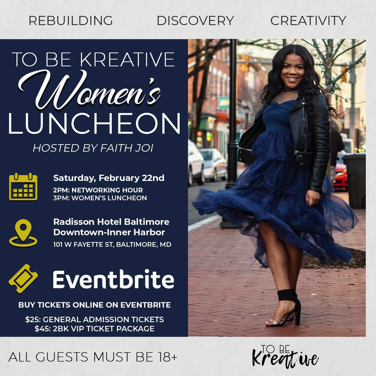 To Be Kreative Women’s Luncheon