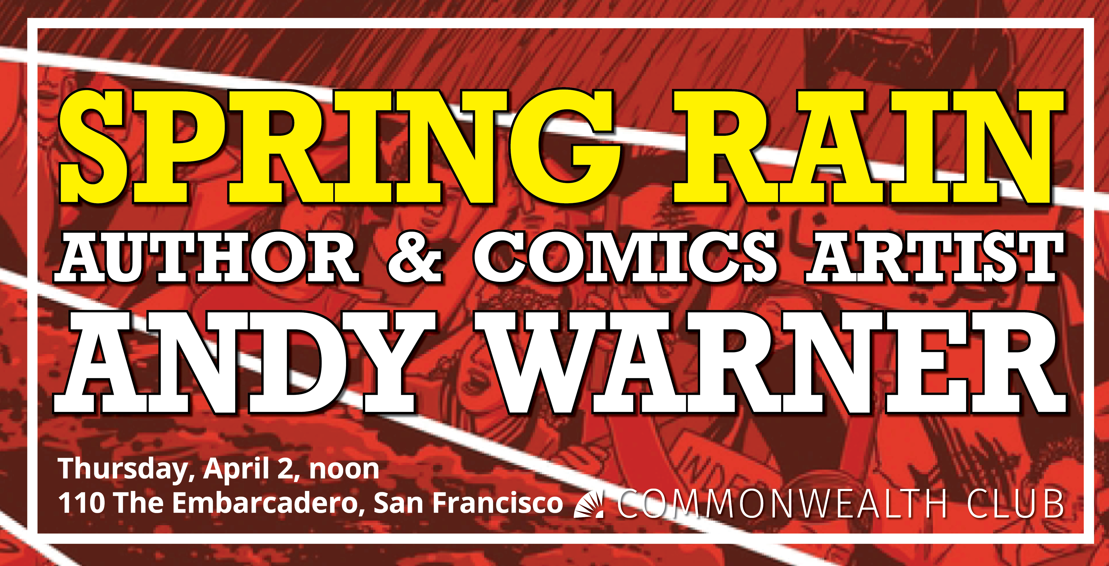 Spring Rain—Author and Comics Artist Andy Warner