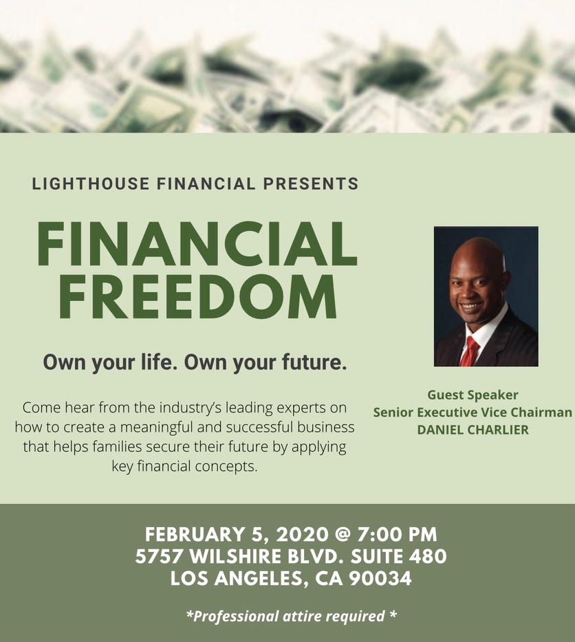 Financial Freedom Networking Event