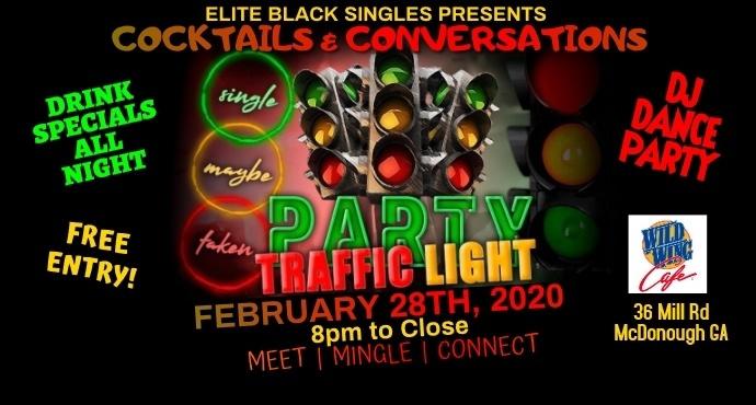 Elite Black Singles Traffic Light Singles Party at Wild Wing Cafe McDonough