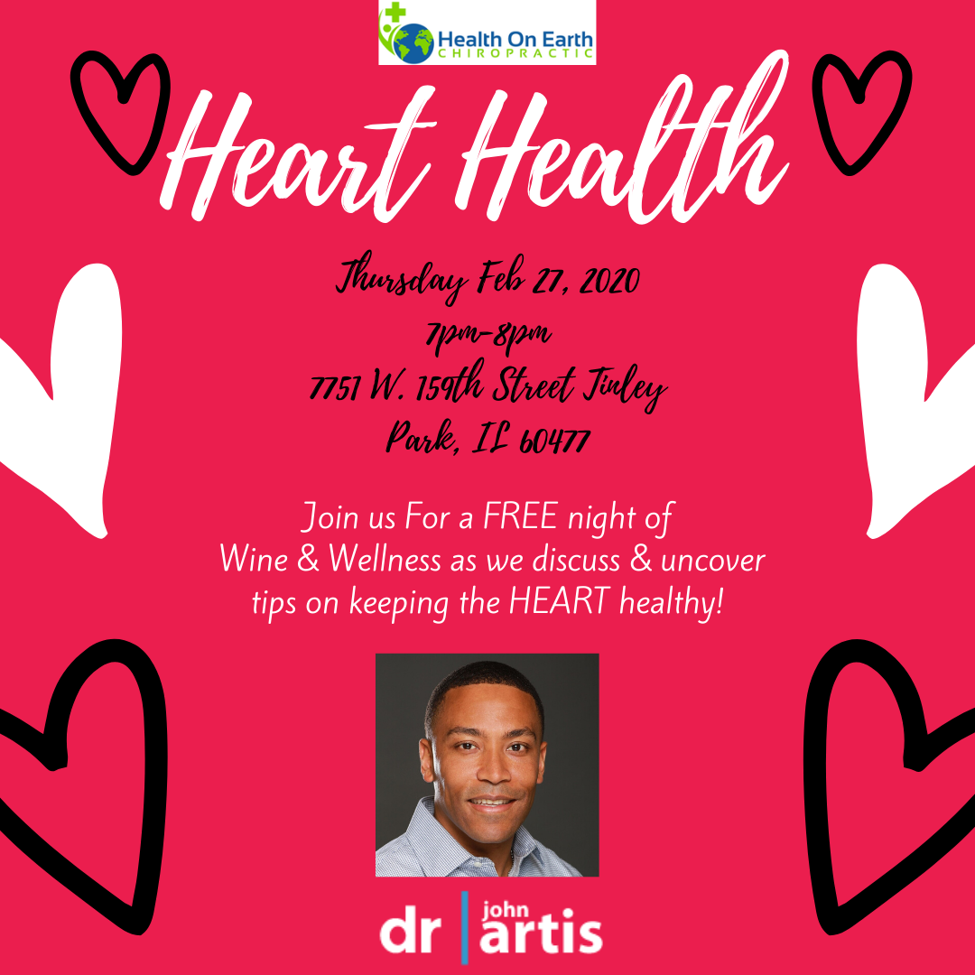Health on Earth Chiropractic - Healthy Heart Wine and Wellness Night