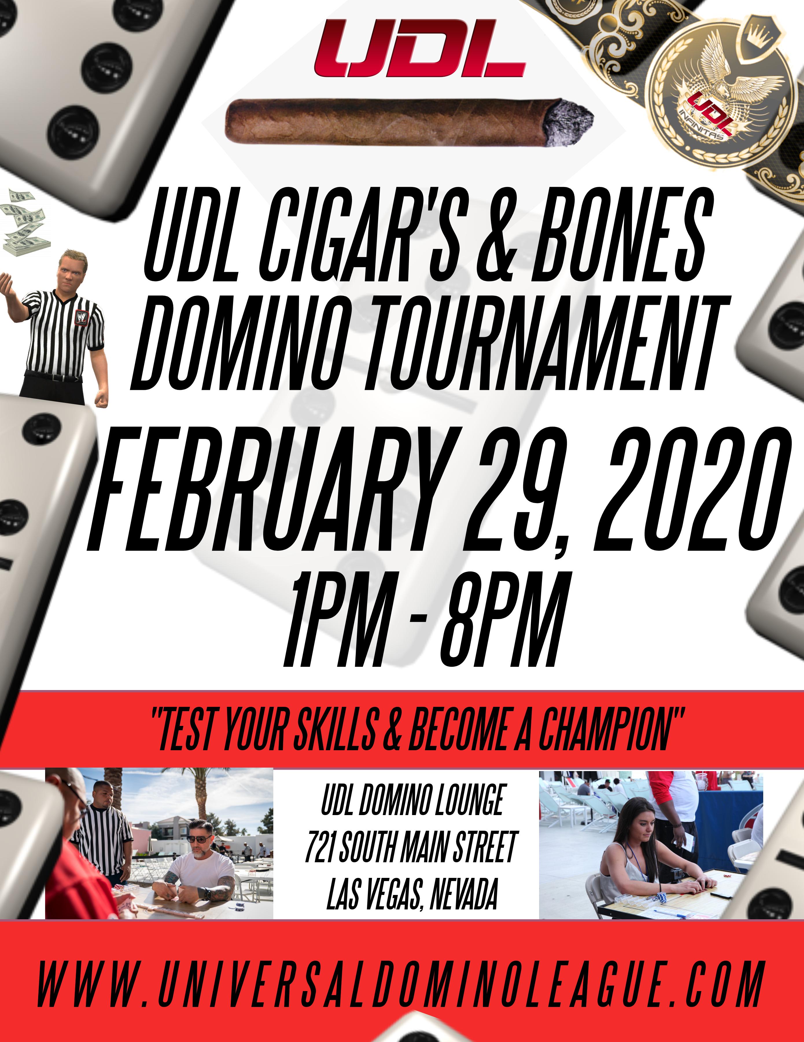 UDL Presents Cigar's & Bones