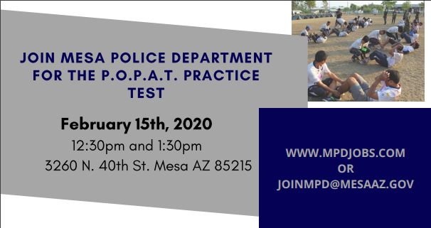 Mesa Police POPAT Practice Test
