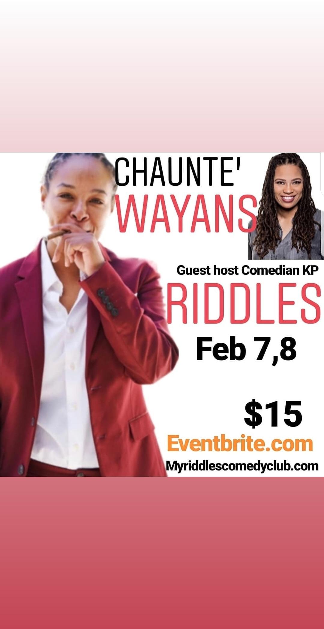 Damon Williams Presents Comedy Series at Riddles 