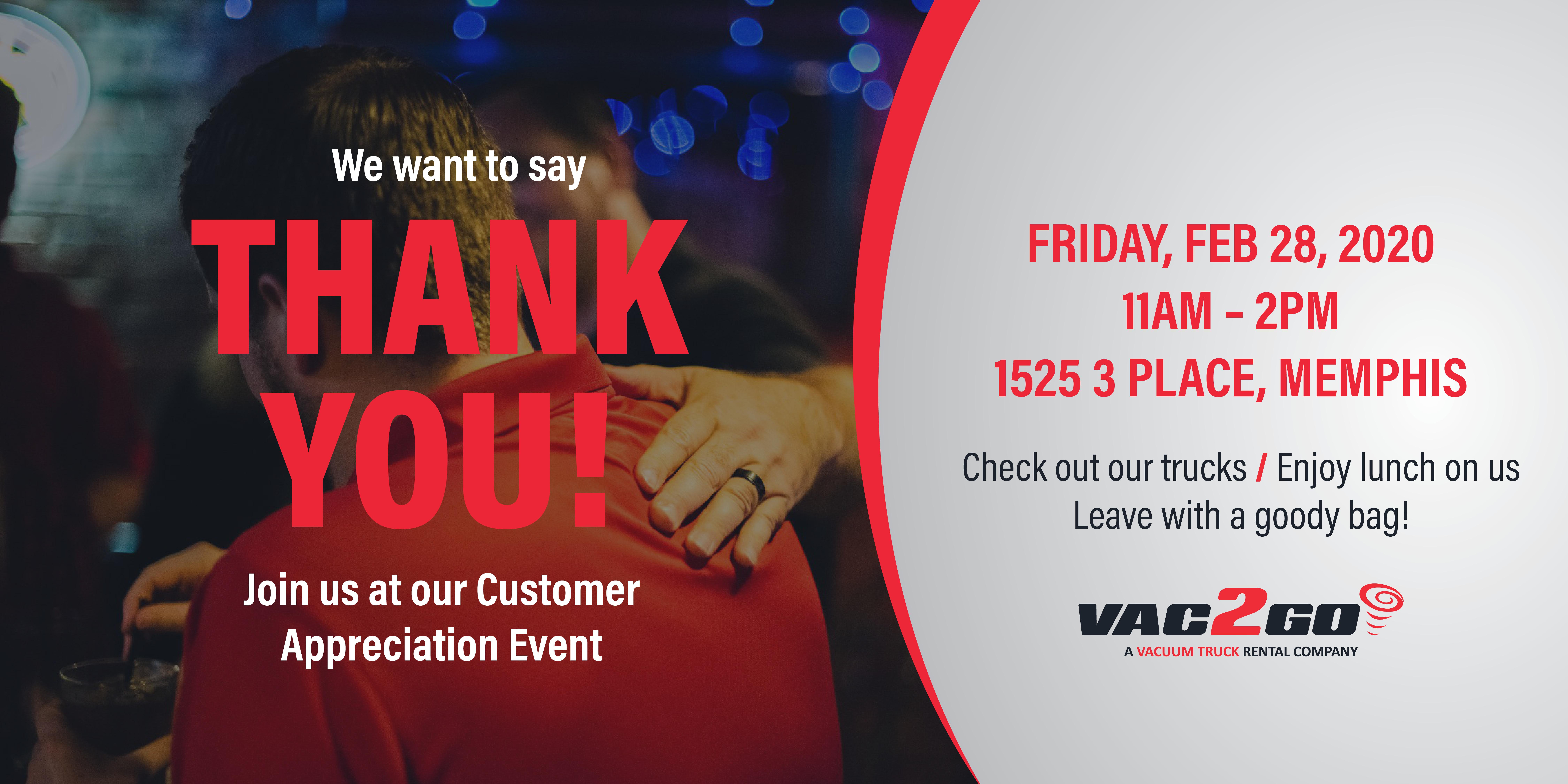 Vac2Go Customer Appreciation Event - Feb