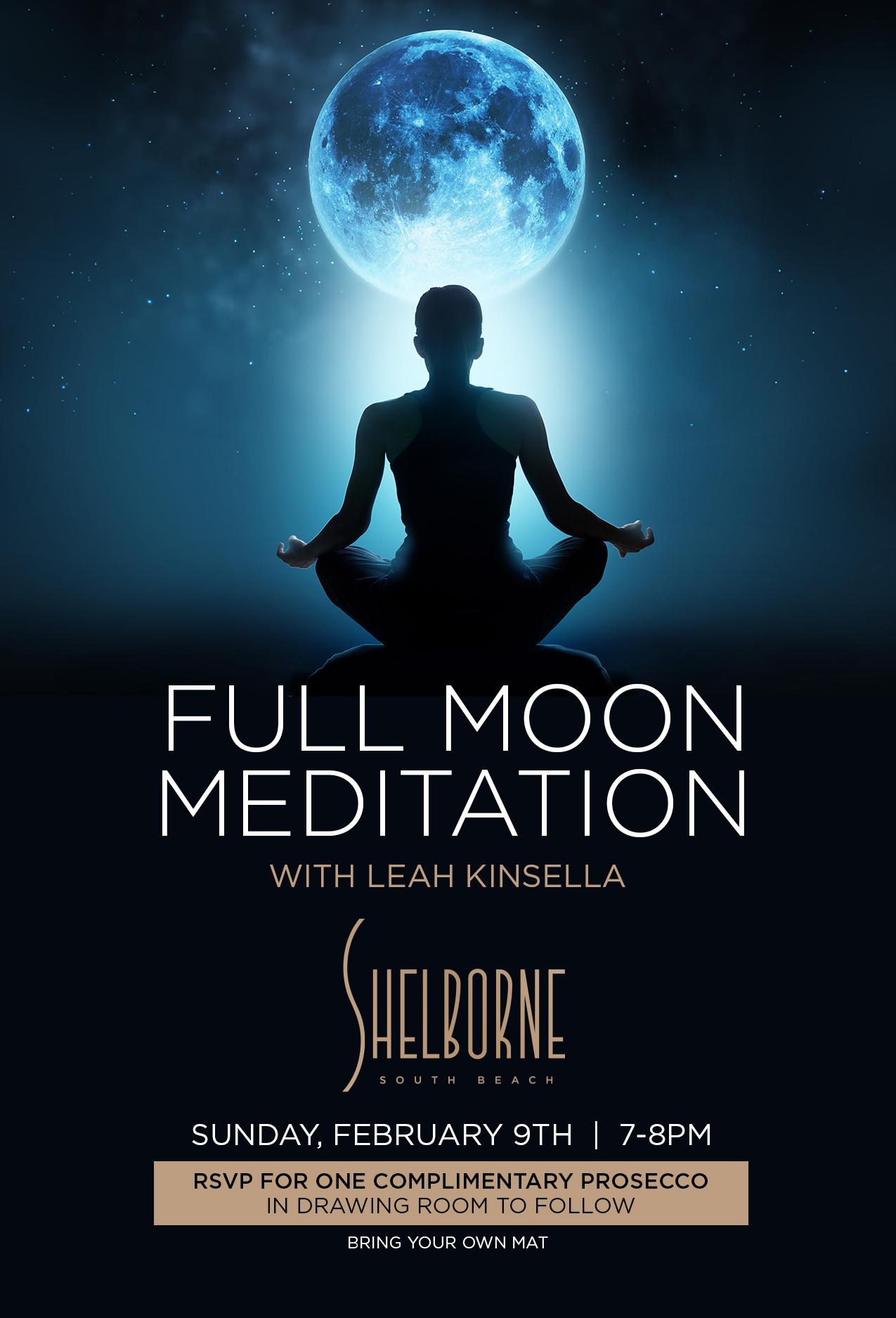 Full Moon Meditation at Shelborne South Beach