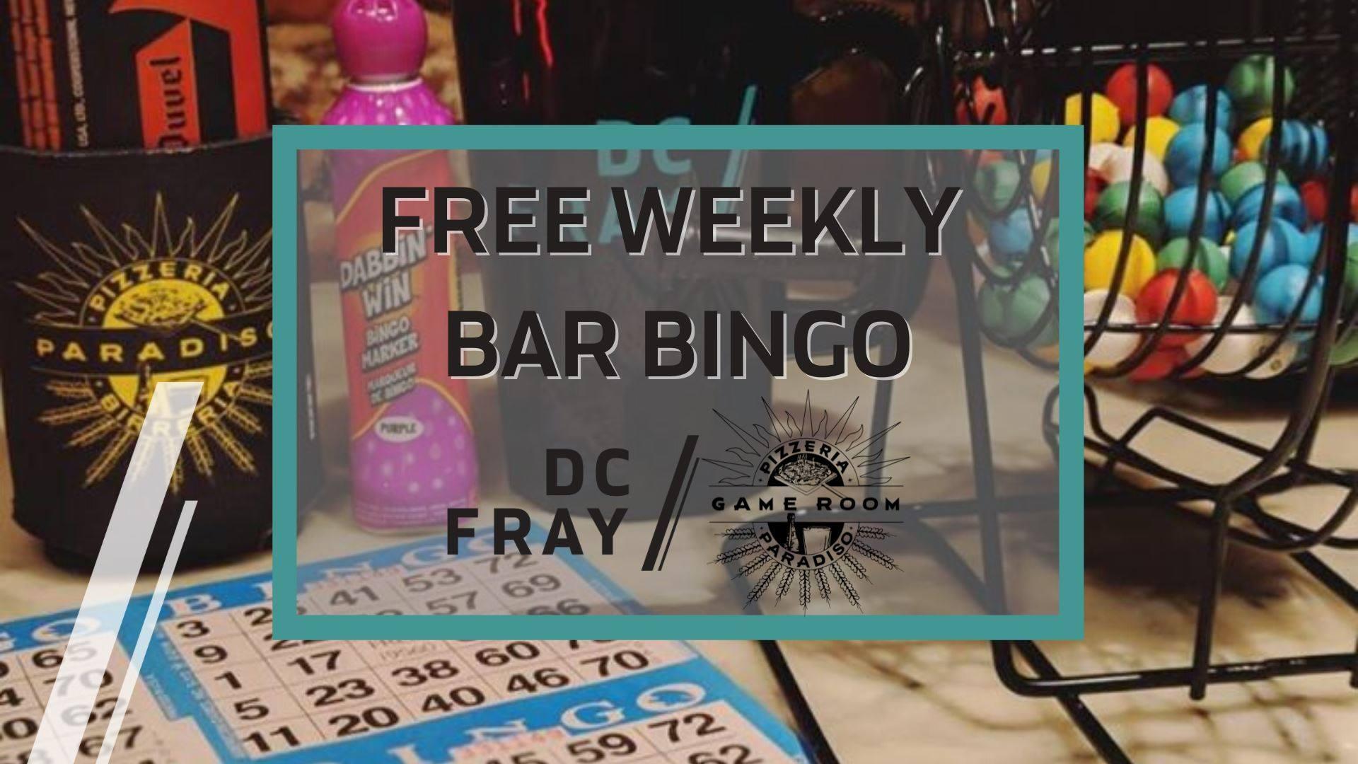 Free Weekly Bar Bingo at Pizzeria Paradiso, Every Tuesday