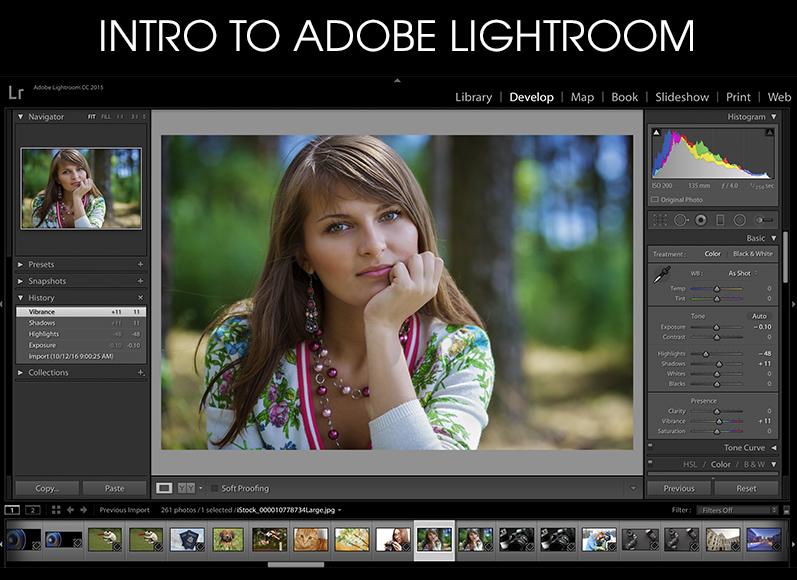 Intro to Adobe Lightroom - June 2 and June 9