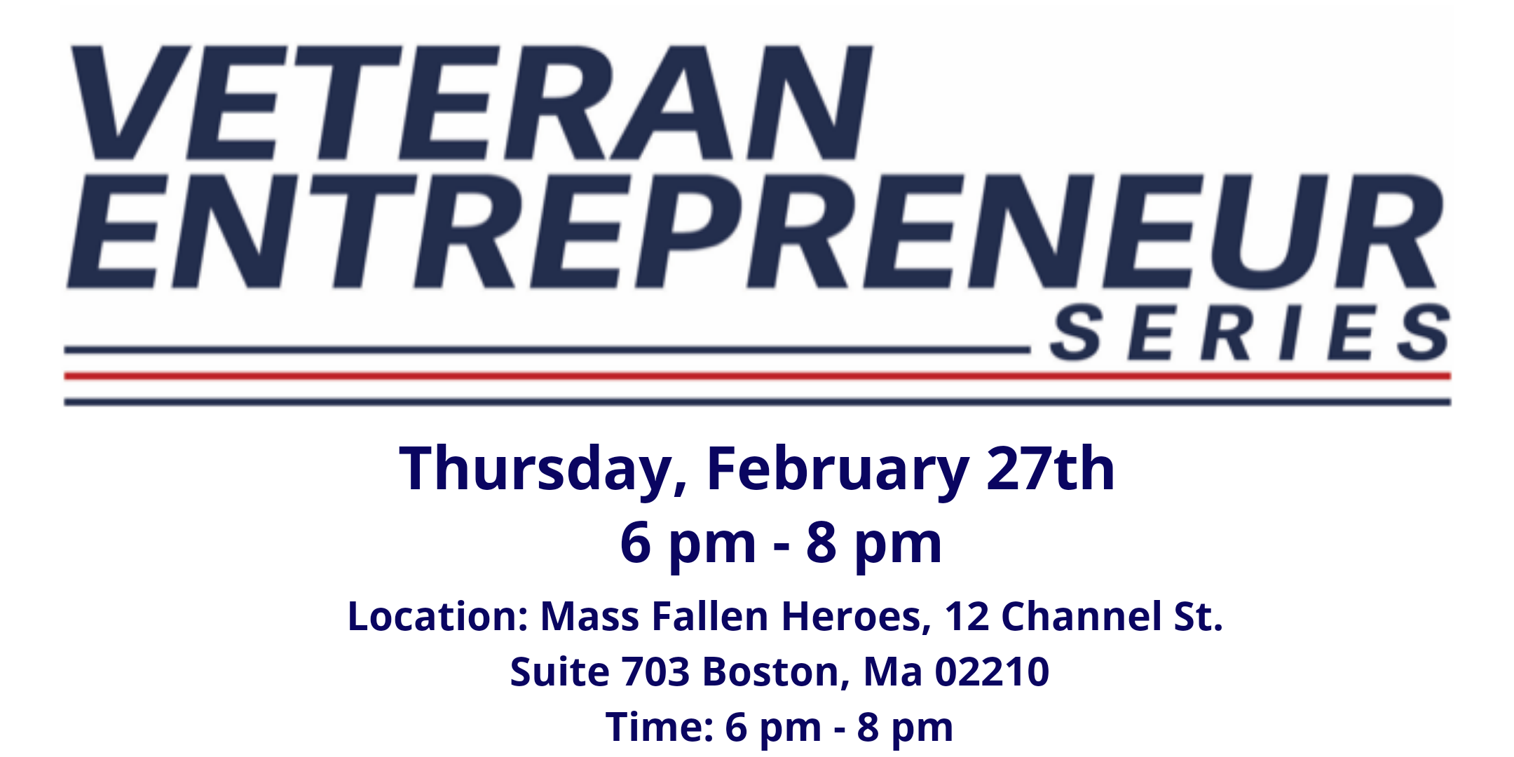 Veterans Entrepreneur Series February Meetup
