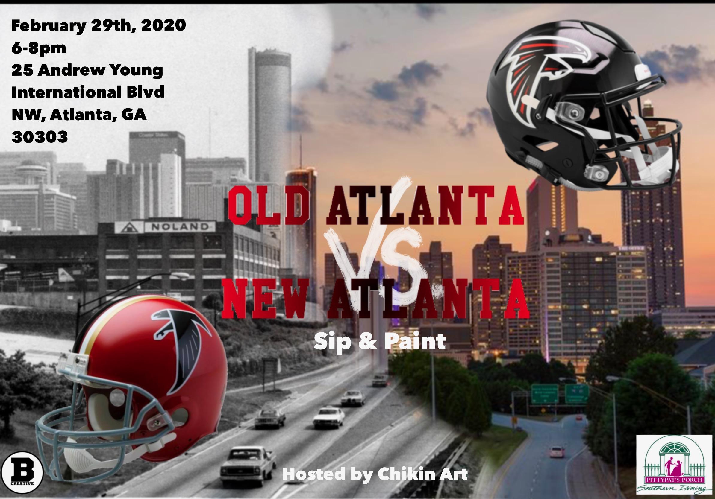 Old Atlanta VS. New Atlanta: Sip & Paint