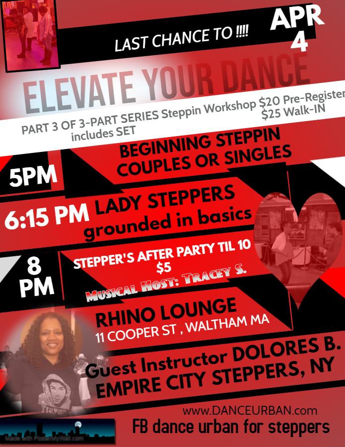 Elevate Your DANCE Series (Learn to Step) SET & After Party