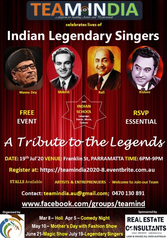 Indian Legendary Singers