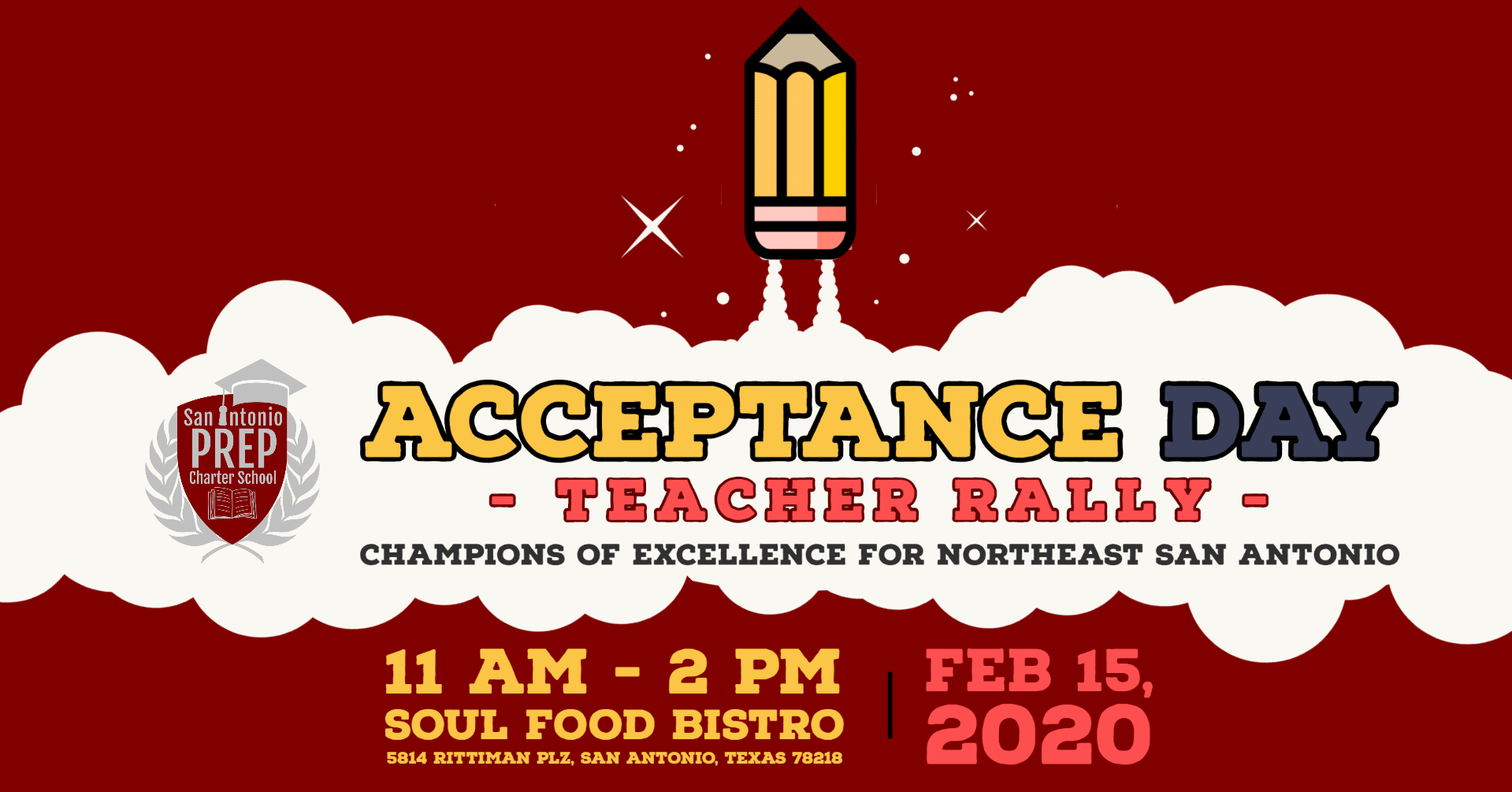 SA Prep Charter School Acceptance Day and Teacher Rally 15 FEB 2020