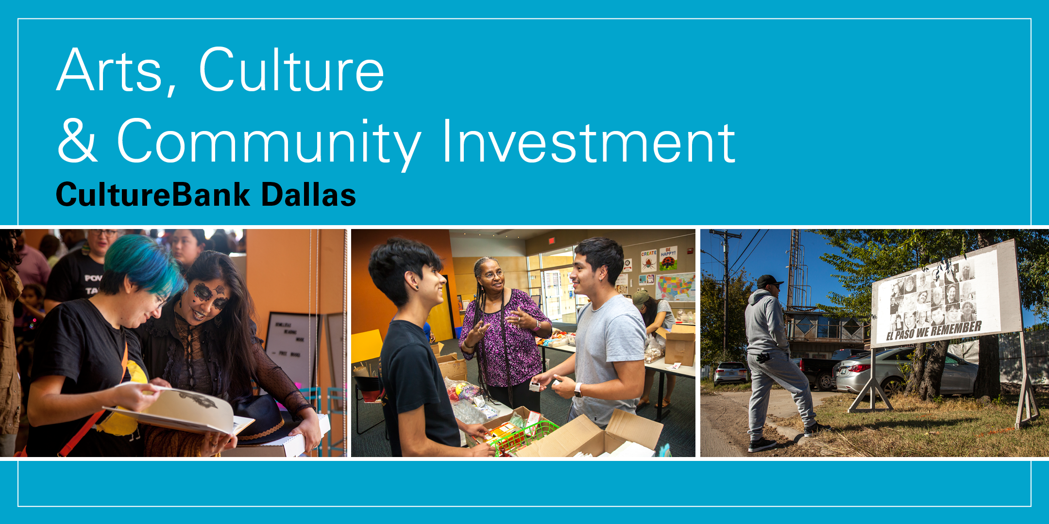Arts, Culture & Community Investment - CultureBank Dallas.