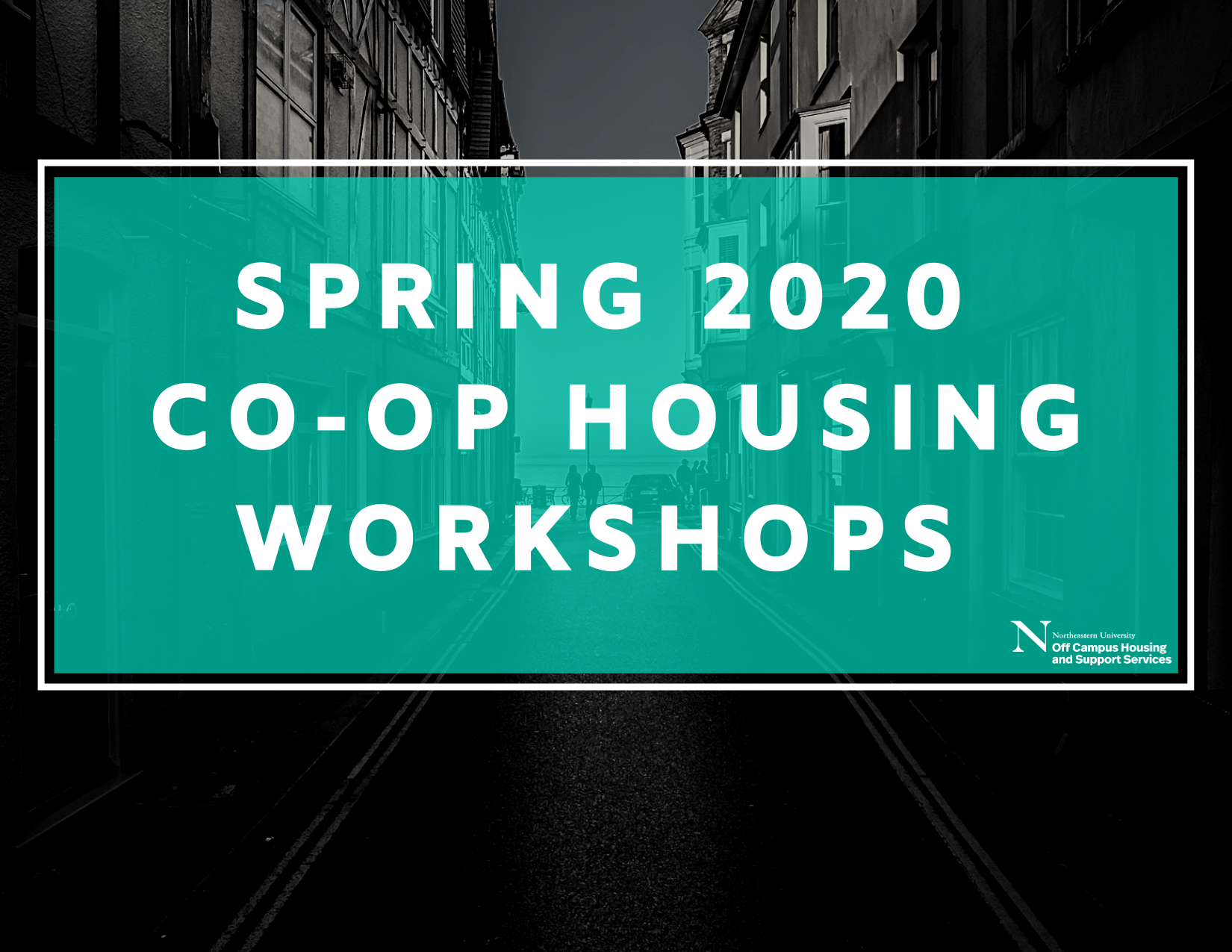 Co-op Housing Workshops - Spring 2020